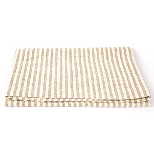 LinenMe Linen Brittany 39 by 53-Inch Bath Towel, Small, Natural