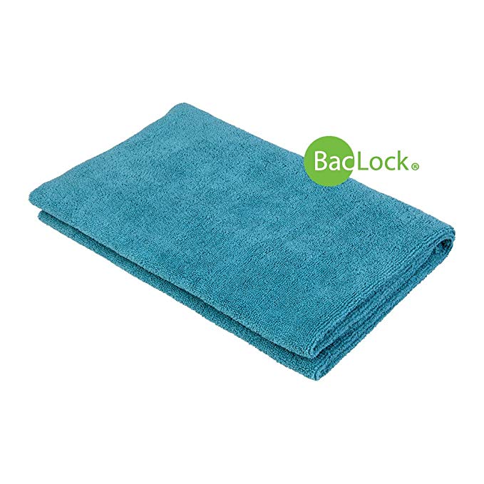 Norwex Antibacterical, Antimicrobial, Microfiber XL Bath Towels in Teal