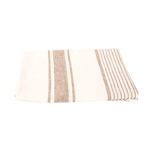 LinenMe Linen Tuscany Bath Towel, 39 by 55-Inch, Grey