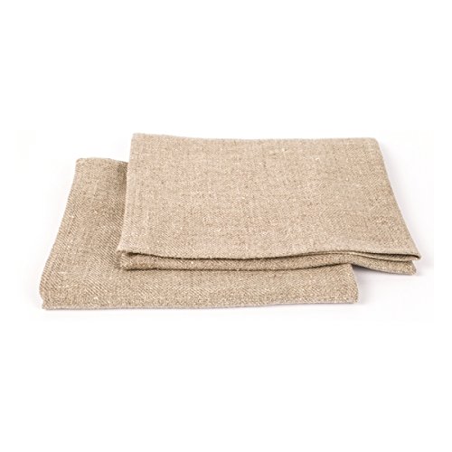 LinenMe Lara Natural Linen Hand and Guest Towels