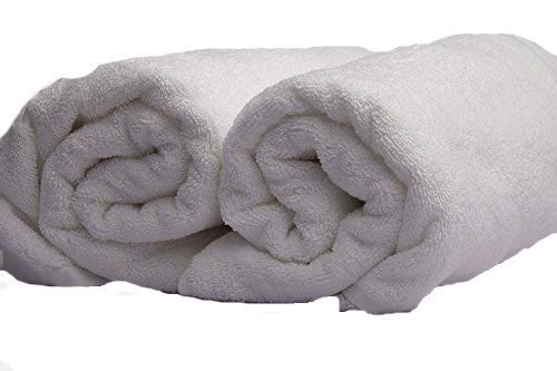 Calico Homes 700 GSM Luxury Hotel White Bath Towel Egyptian Cotton, 30