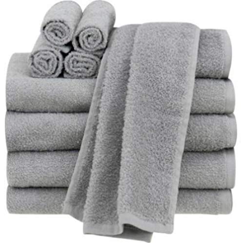 Mainstays Value 10-piece Towel Set 4 Bath & 2 Hand And 4 Wash Cloths Raspberry