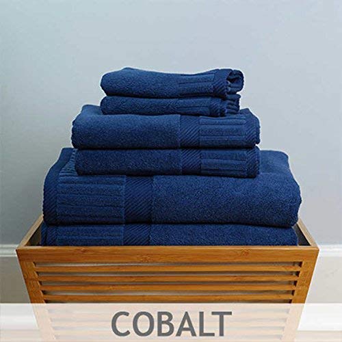 Turkish Towel Optimum 700gsm 6-pc. Towel Set - Cobalt