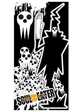 Soul Eater Shinigami & Skull Towel
