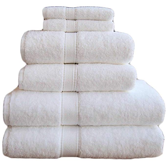 Luxury Cotton Cotton Bath Towel - White Made in the USA