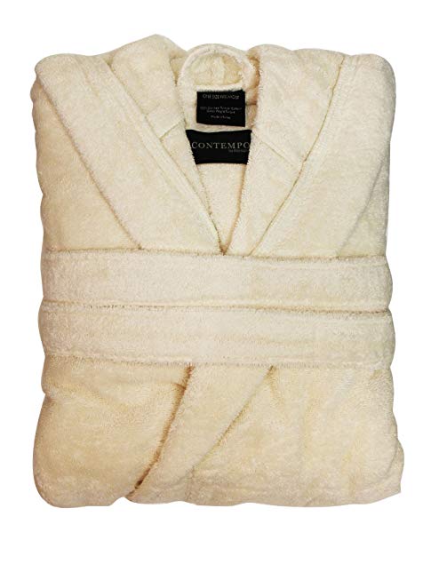 Kassatex CON-148-ECR Contempo Bath Robe