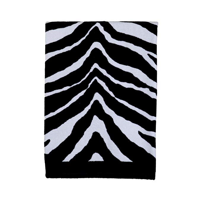 Zebra Bath Towel Brown