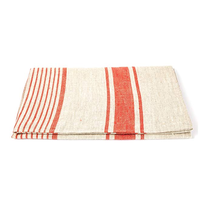 LinenMe Provence Linen Bath Towel, 39 by 57