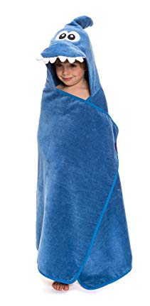 TheCroco Shark Hooded Towel Premium Quality: Ultra Soft, Super Absorbent, X-Large 49