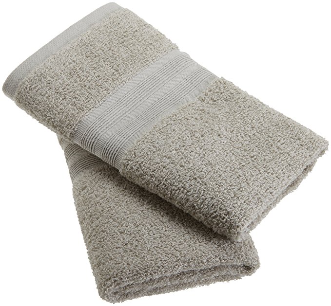 100% Organic Cotton Luxury Hand Towel- Made Here by 1888 Mills (2pk)