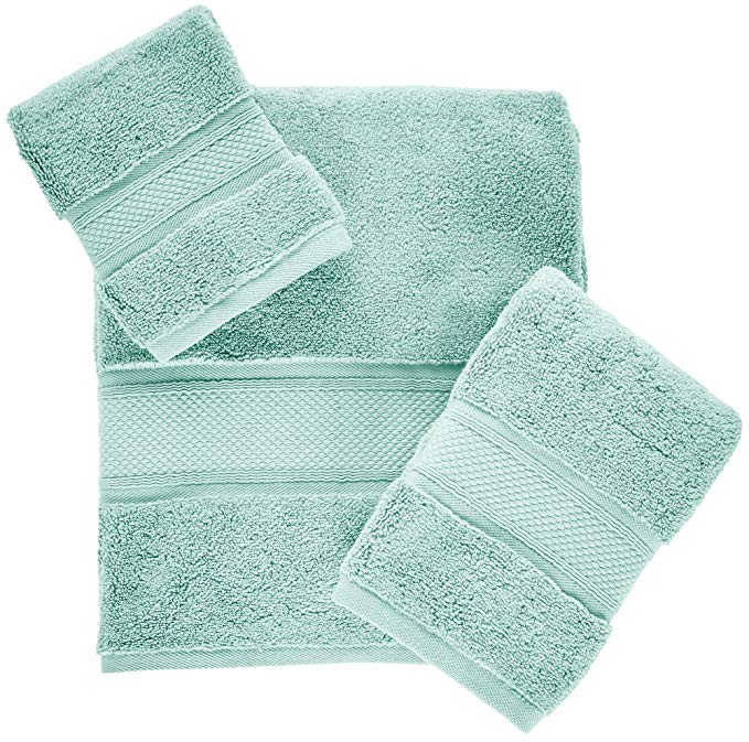 Springmaid Towel Collection Bath Towel Aqua Green