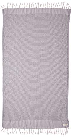 Bersuse 100% Cotton Ventura Turkish Towel - 37X70 inches, Anthracite