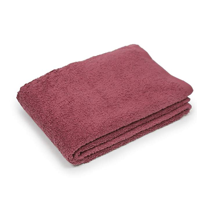 Iori Premium Quality Shower Towel (Bath Towel) imabari towel Japan - Raspberry