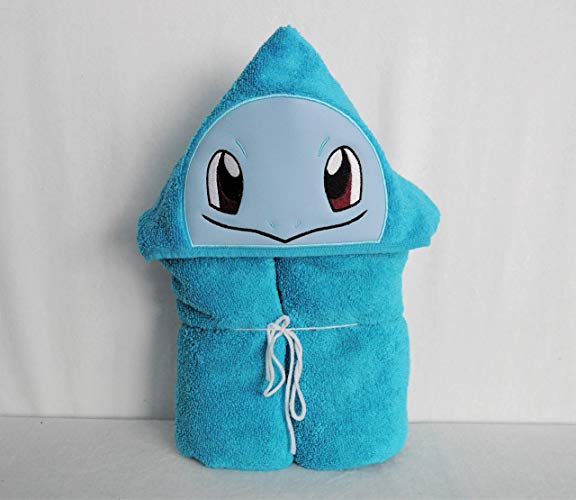 Water Turtle Evolving Creature Hooded Bath Towel - Baby, Child, Tween