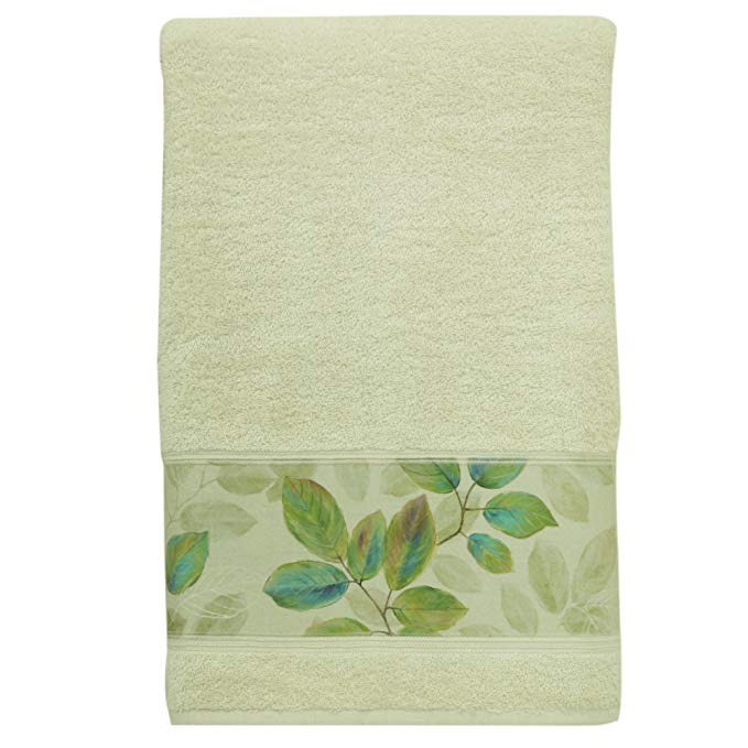 Bacova Guild Bath Towel, Waterfalls Leaves