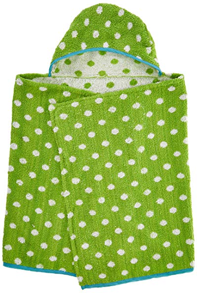 Jay Franco and Sons Froggy Woven Jacquard Dot Hooded Towel